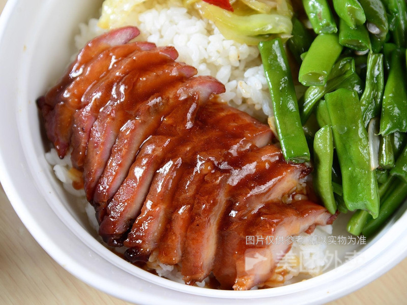 蜜汁叉烧饭图片