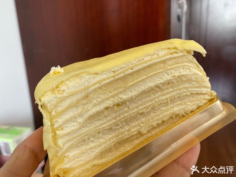 榴莲千层切角图片