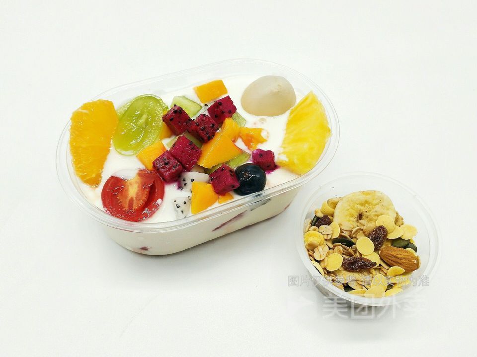 谷物燕麦水果捞图片