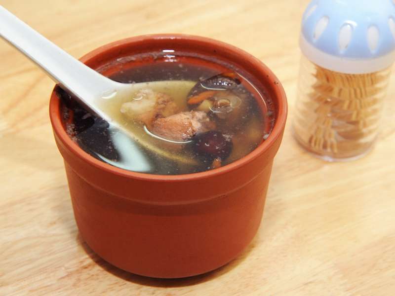 香菇排骨汤图片