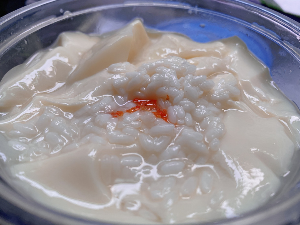 冰醉酒酿豆花图片