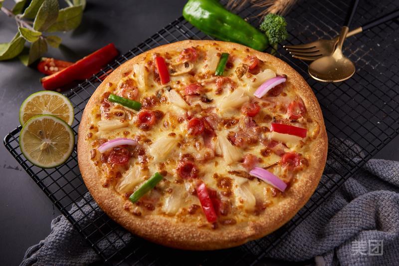 秘制五香牛肉披萨图片