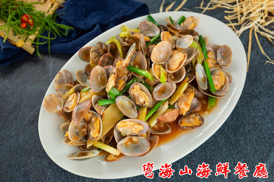 姜葱炒花甲图片