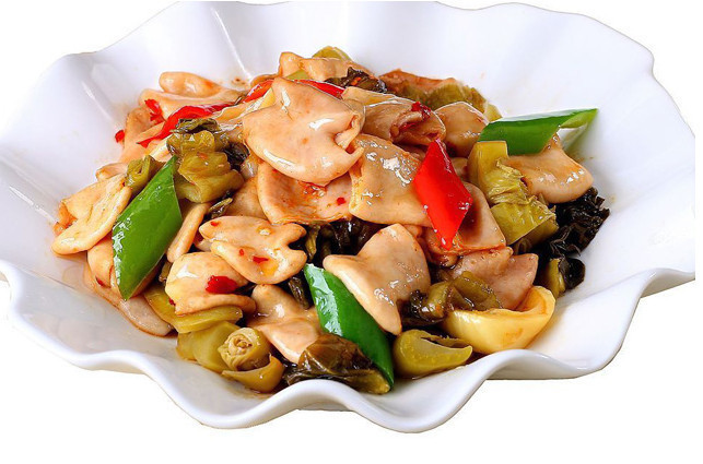 酸菜炒大肠图片