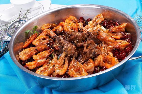 香辣排骨虾煲图片