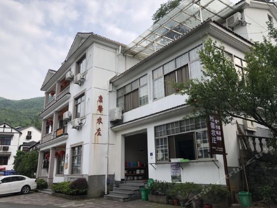 在哪裡,在哪兒):杭州市餘杭區茅塘古村落景區杭州山溝溝觀瀑樓農家樂