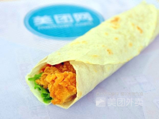 奥尔良板烧卷图片