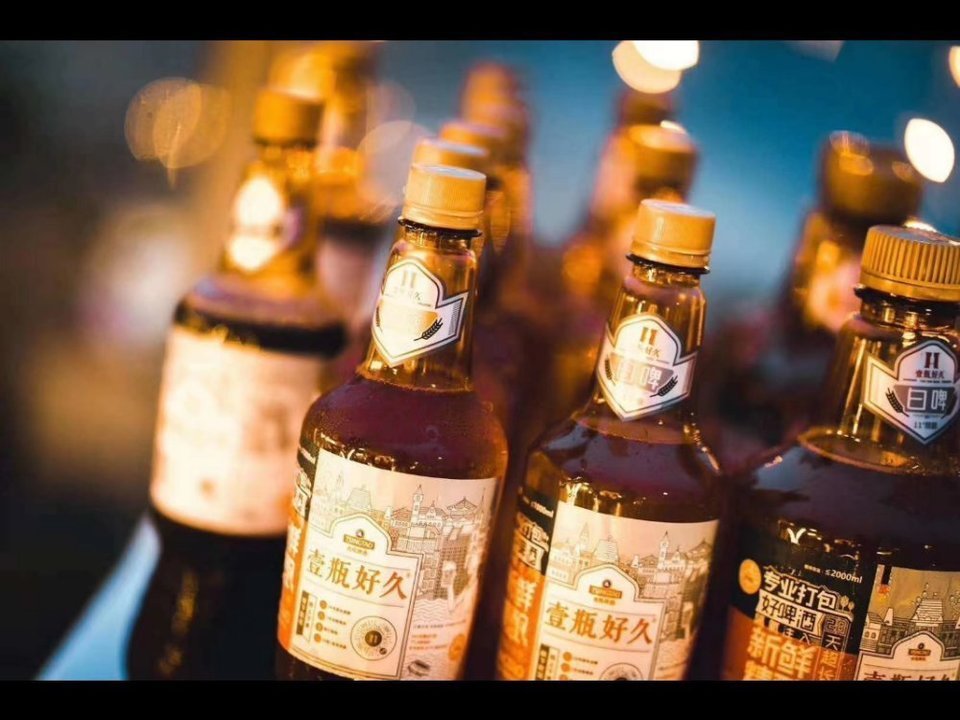 青岛啤酒壹瓶好久通州九棵树店