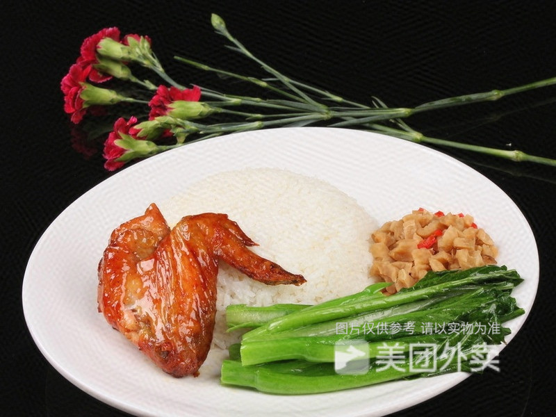 烧鸡翅饭图片