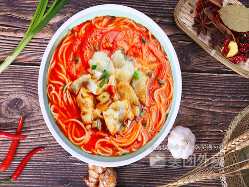 公举番茄鱼米线图片