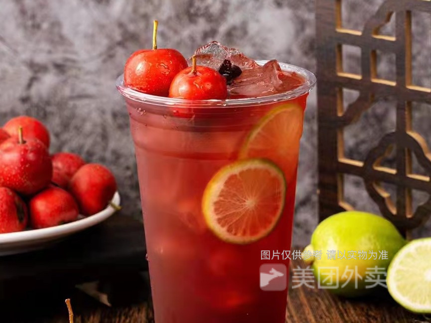 山楂柠檬茶图片