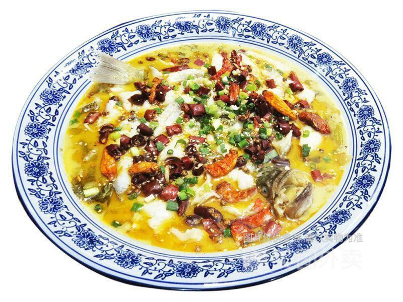 老坛酸菜鲈鱼图片