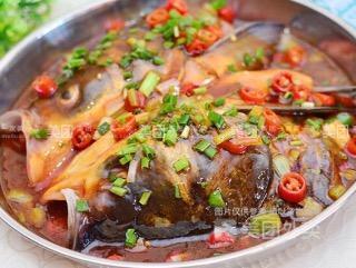 地锅鱼头图片