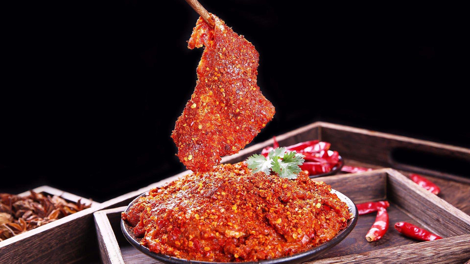 麻辣牛肉图片