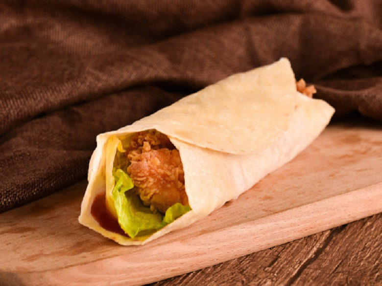 辣味鸡肉卷图片