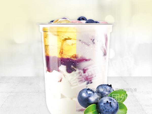 蓝莓摇摇奶昔图片