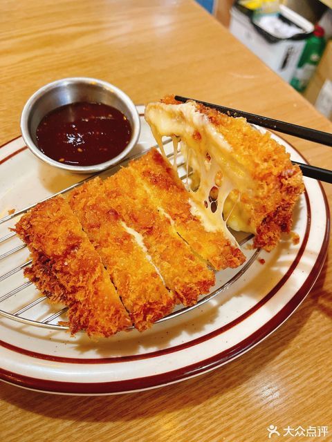 芝士猪排套餐图片