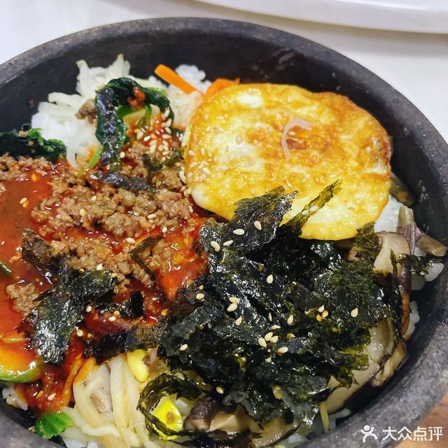 大熊石锅拌饭图片