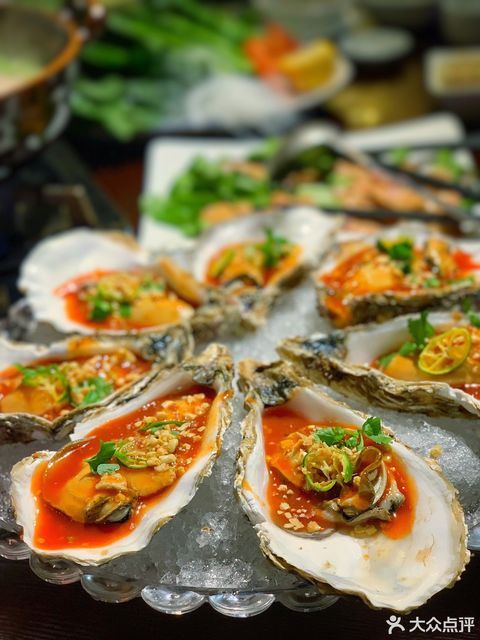 冰镇乳山大生蚝图片