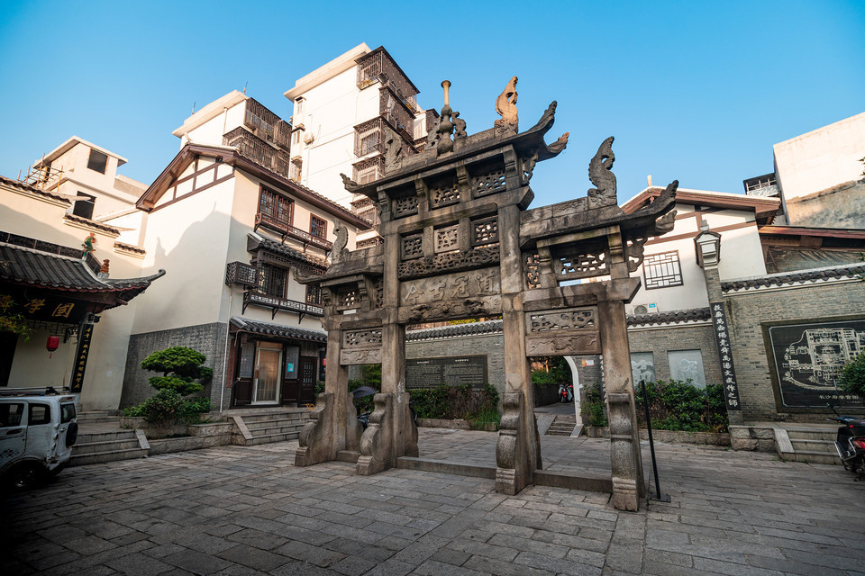 西文庙坪牌坊图片