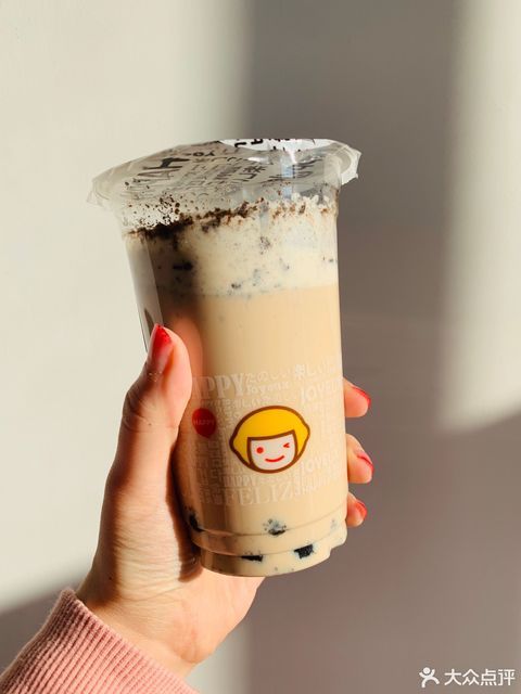 蛋糕忌廉珍珠奶茶图片