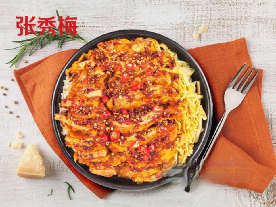 张秀梅烤肉拌饭脆皮鸡饭