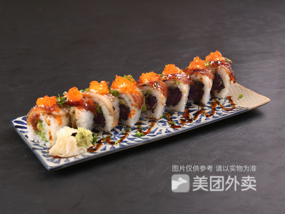 鳗鱼紫薯卷图片