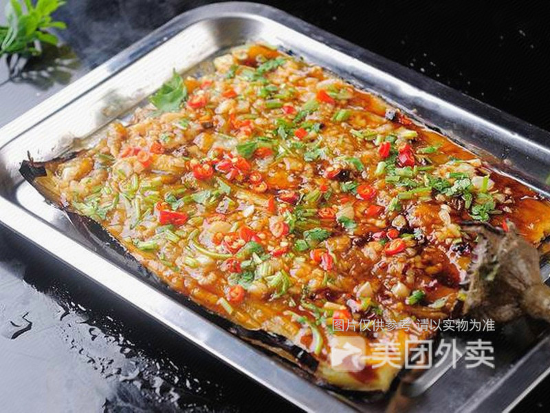 蒜蓉泡椒茄子图片