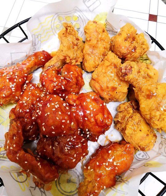 花样时光韩式炸鸡披萨小食