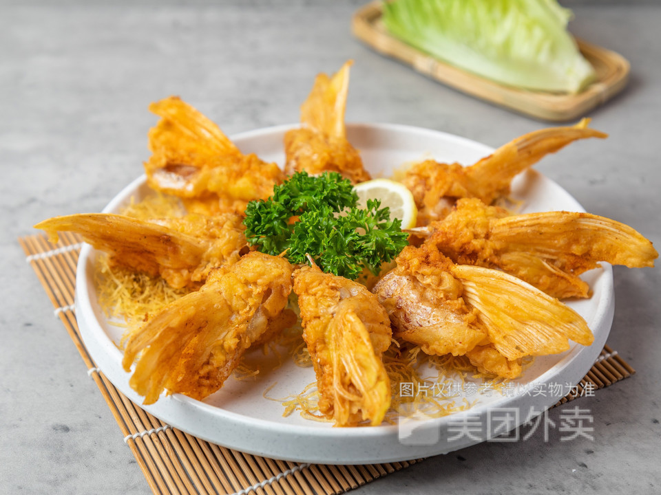 金奖椒盐鱼翅图片