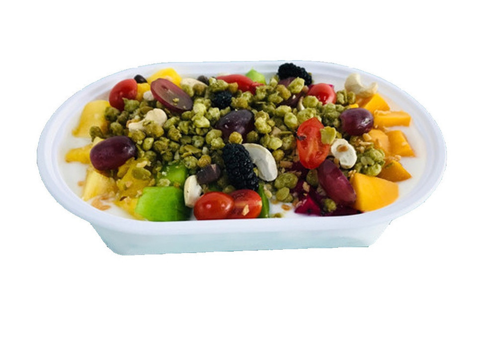 奇亚籽谷物坚果水果捞图片