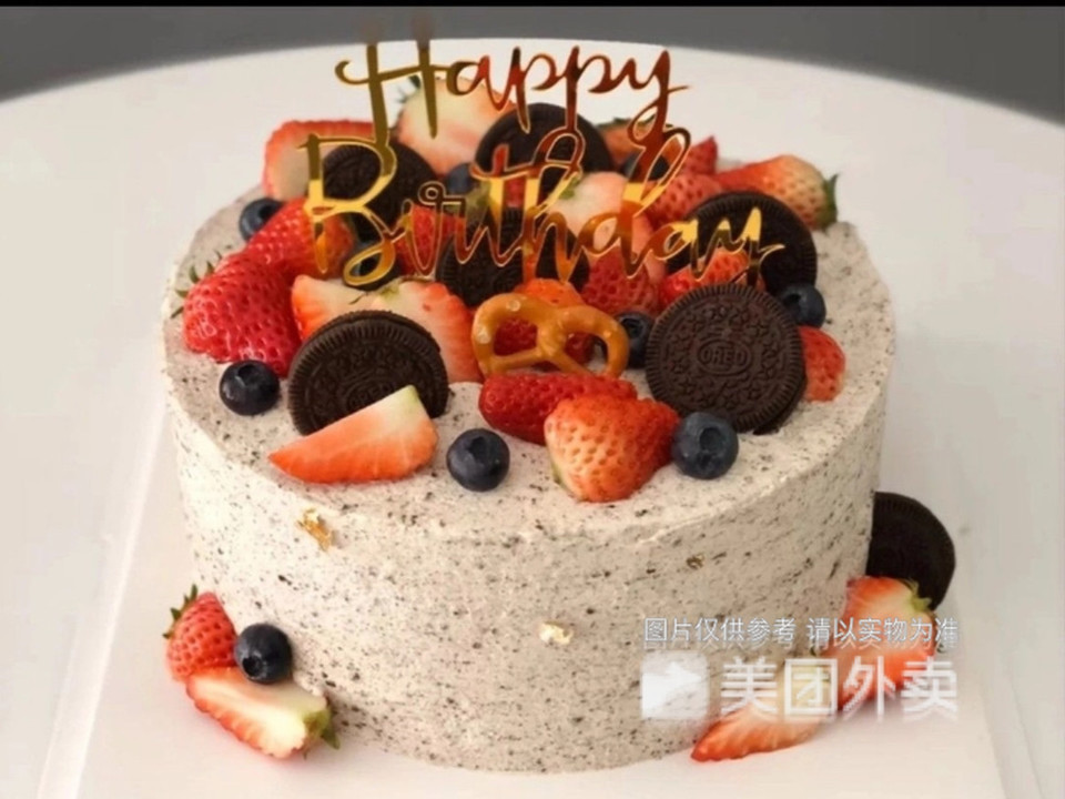 奥利奥水果蛋糕图片