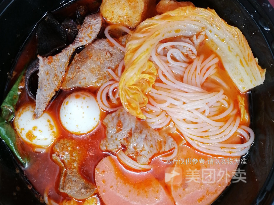 酸汤三鲜砂锅粉图片