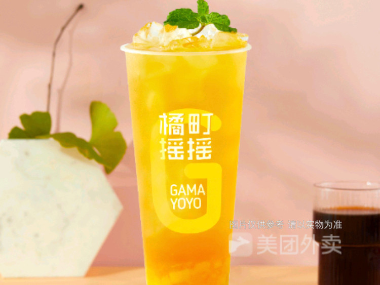 白玉豆腐波波茶满杯波波奶茶推荐菜:橘町摇摇(奥莱金街店)位于杭州市