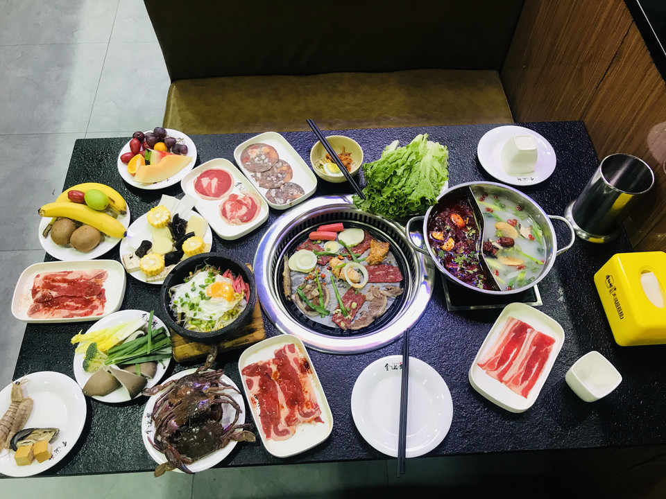 【三易花园附近的自助火锅店】地址,电话,路线,周边设施_360地图