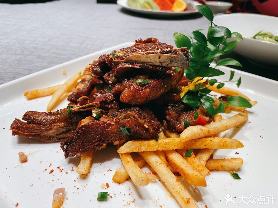 椒盐羊排图片