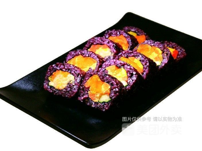 紫米蛋黄卷图片