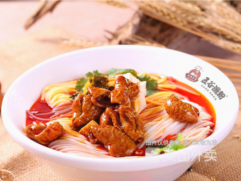 五谷香辣肥肠粉图片