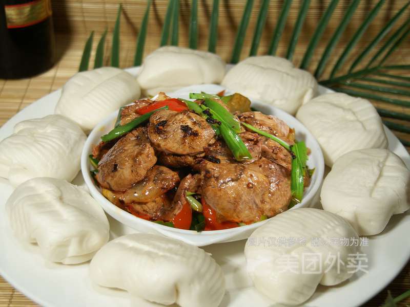 回锅牛肉夹饼图片