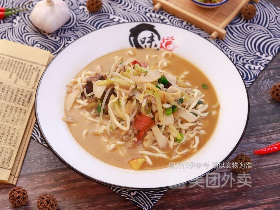 香干肉丝面图片