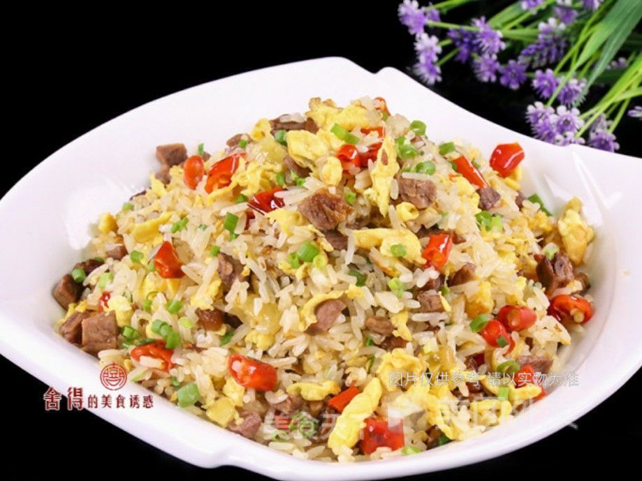 泡椒肉丝炒饭图片