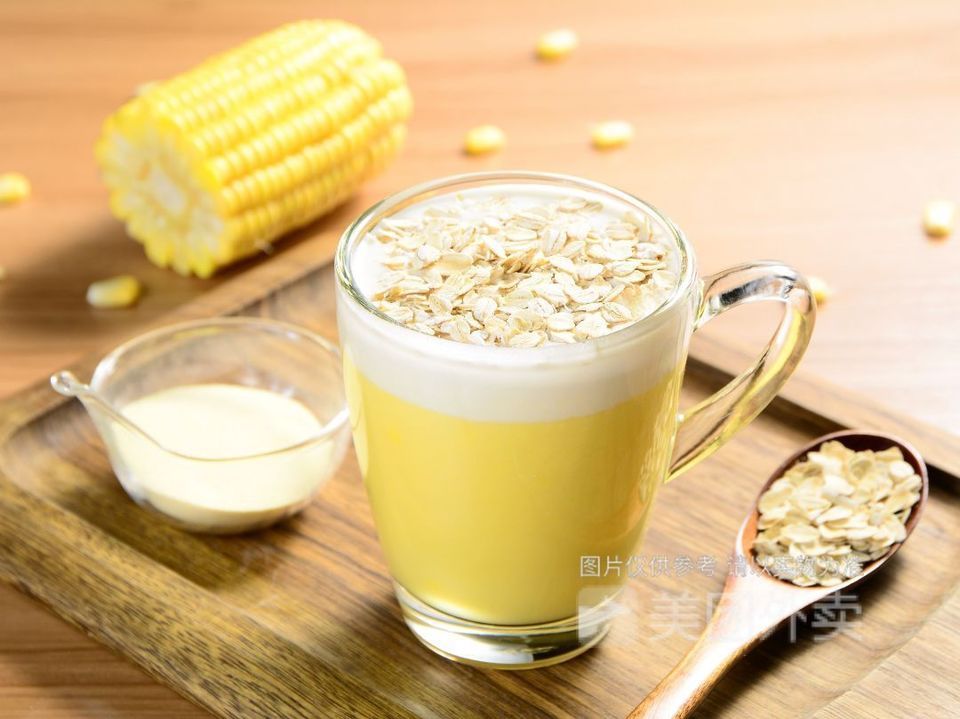 黄金玉米汁图片