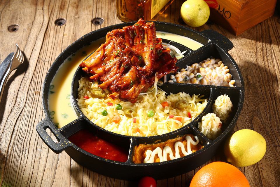 芝士排骨锅图片