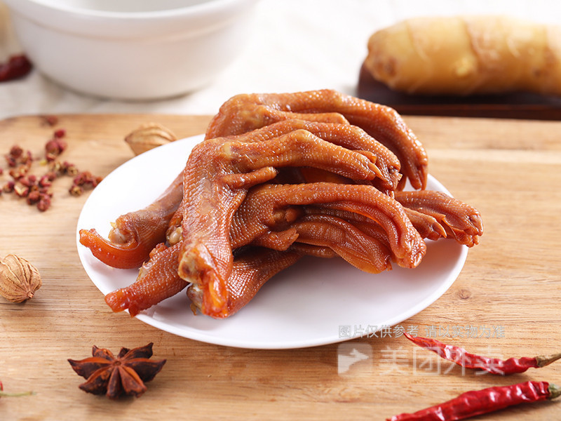 五香鸭掌图片