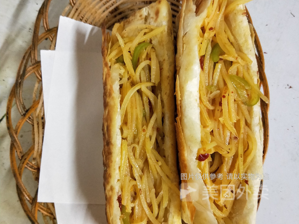土豆丝火烧图片