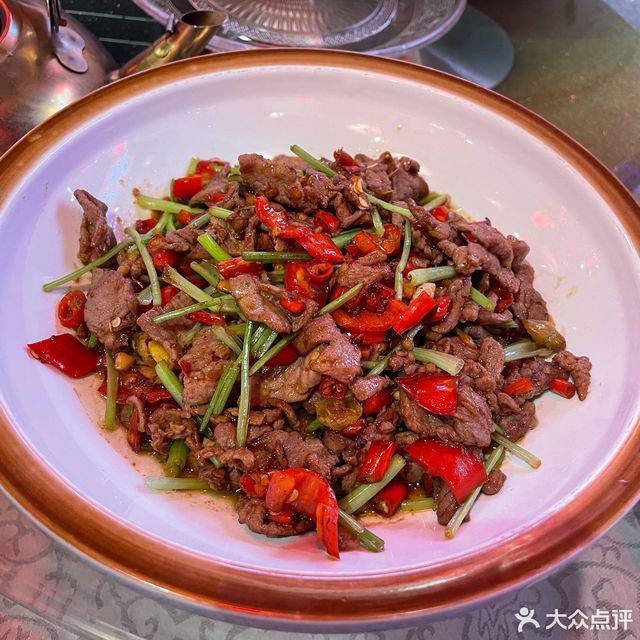 小炒黃牛肉圖片