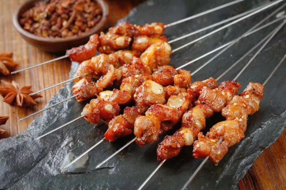 麻辣排骨串图片