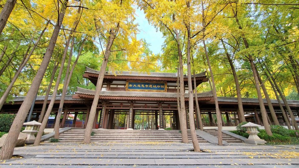 大雁塔大唐芙蓉园景区唐大慈恩寺遗址公园