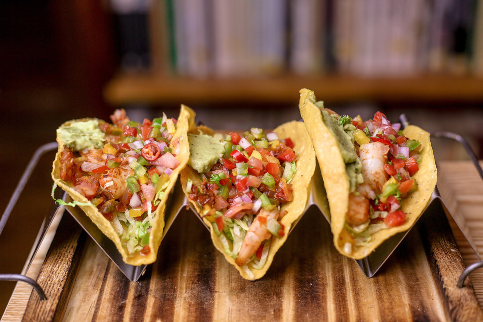 墨西哥鲜虾塔可图片