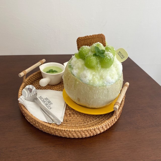 哈密瓜刨冰图片